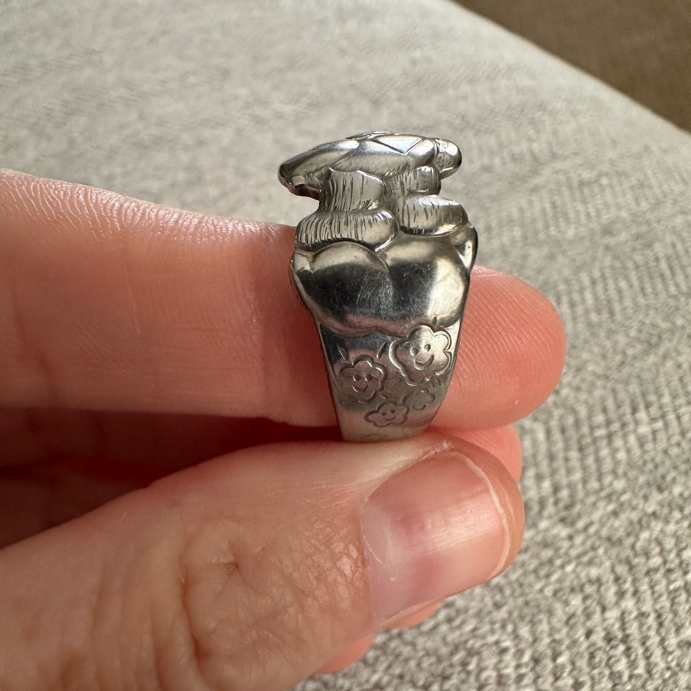 *SOLD* RARE Care Bear Spoon Ring - Picture 10 of 14